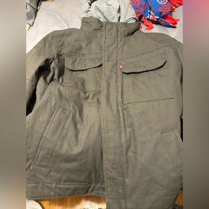 men’s medium levi’s original jacket/coat worth 180$ new never worn good deal